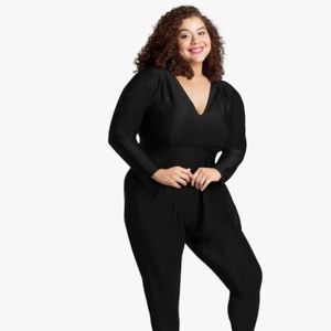 City Chic - Elmira Long Sleeve Jumpsuit